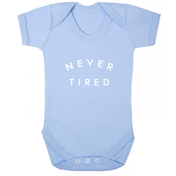 Never Tired Printed Baby Vest K2948