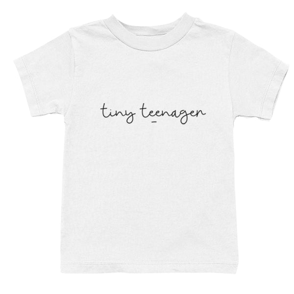 Tiny Teenager Childrens Ages 3/4-12/14 Unisex Fit T-Shirt K2951