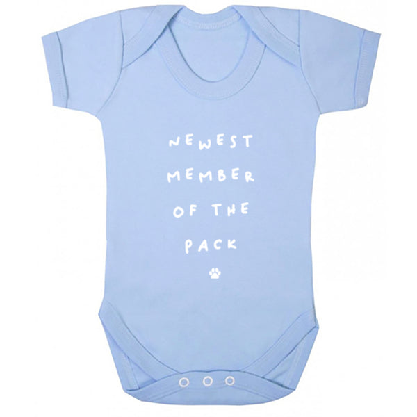 Newest Member Of The Pack Printed Baby Vest K3072