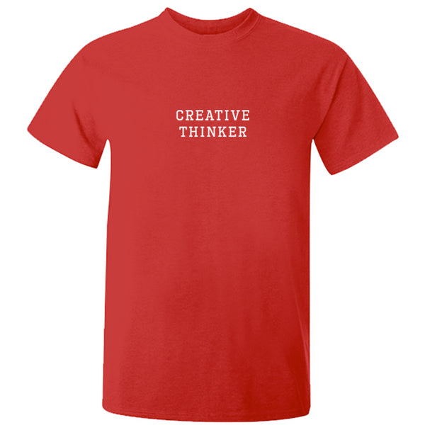 Creative Thinker Printed Unisex Fit T-Shirt K3076