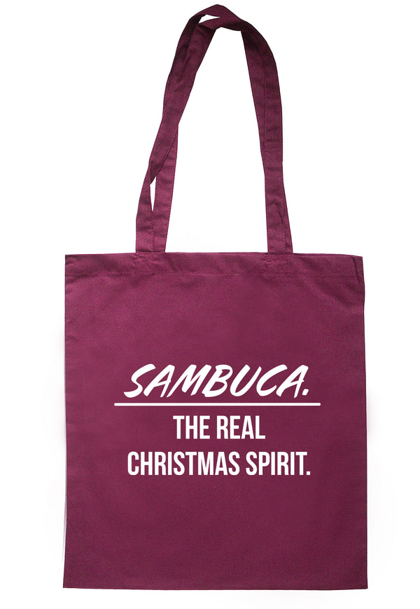 Sambuca, The Real Christmas Spirit Tote Bag A0015 - Illustrated Identity Ltd.