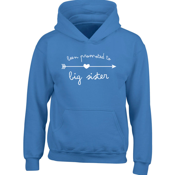Been Promoted To Big Sister Childrens Ages 3/4-12/14 Unisex Hoodie K0260 - Illustrated Identity Ltd.