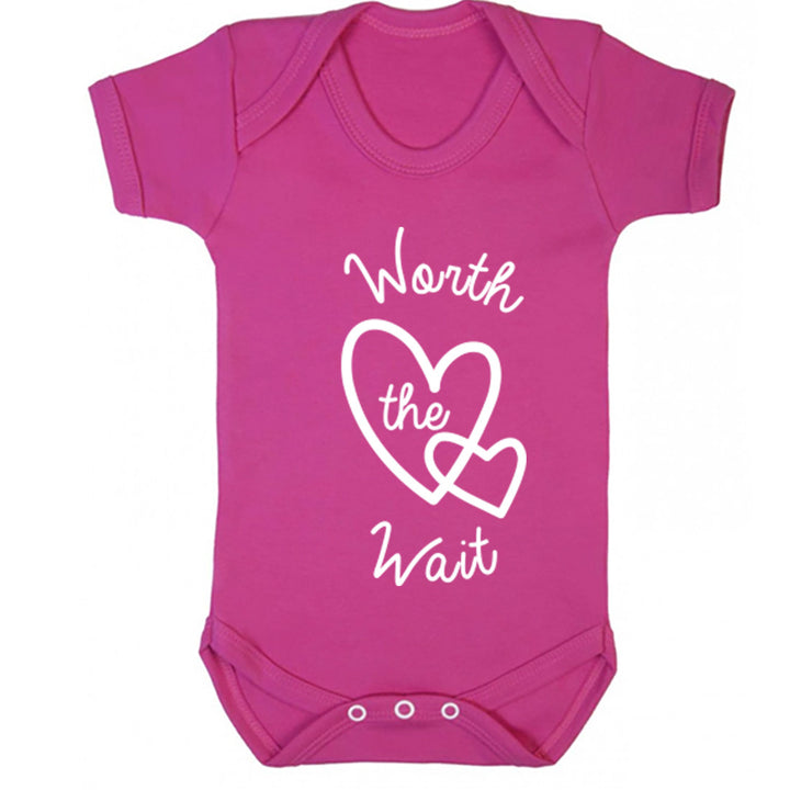 Worth The Wait Baby Vest K0365 - Illustrated Identity Ltd.