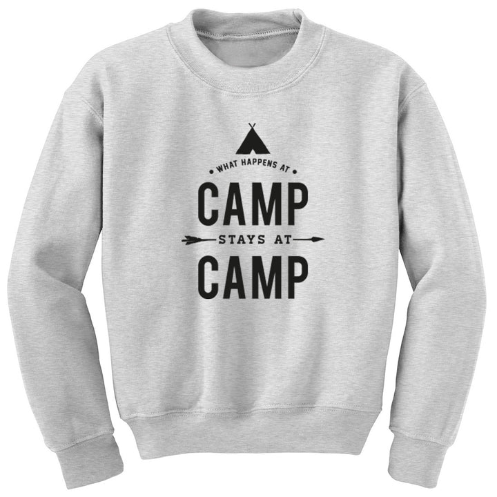 What Happens At Camp Stays At Camp Unisex Jumper K0538 - Illustrated Identity Ltd.