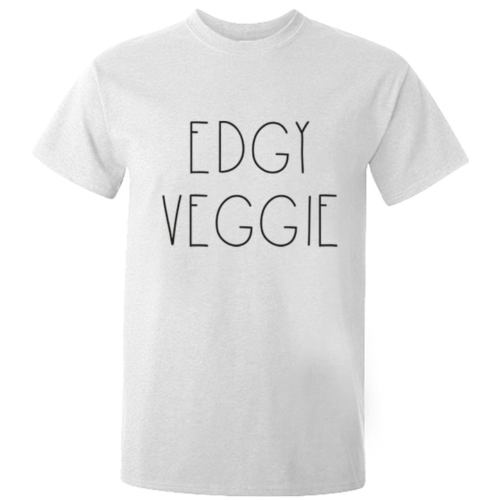 Edgy Veggie Unisex Fit T-Shirt K0972 - Illustrated Identity Ltd.
