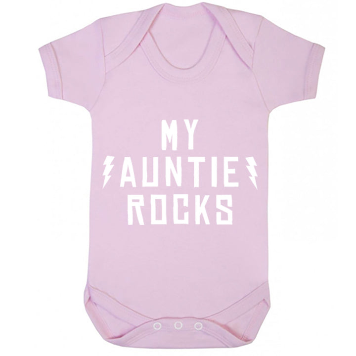 My Auntie Rocks Baby Vest K1202 - Illustrated Identity Ltd.