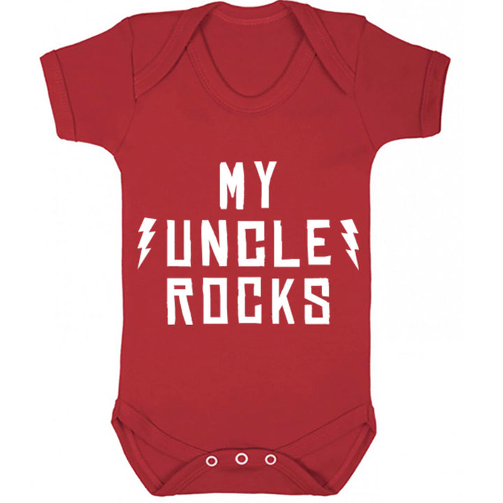 My Uncle Rocks Baby Vest K1203 - Illustrated Identity Ltd.
