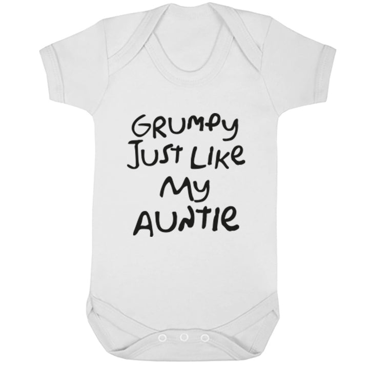 Grumpy Like My Auntie Baby Vest K1414 - Illustrated Identity Ltd.
