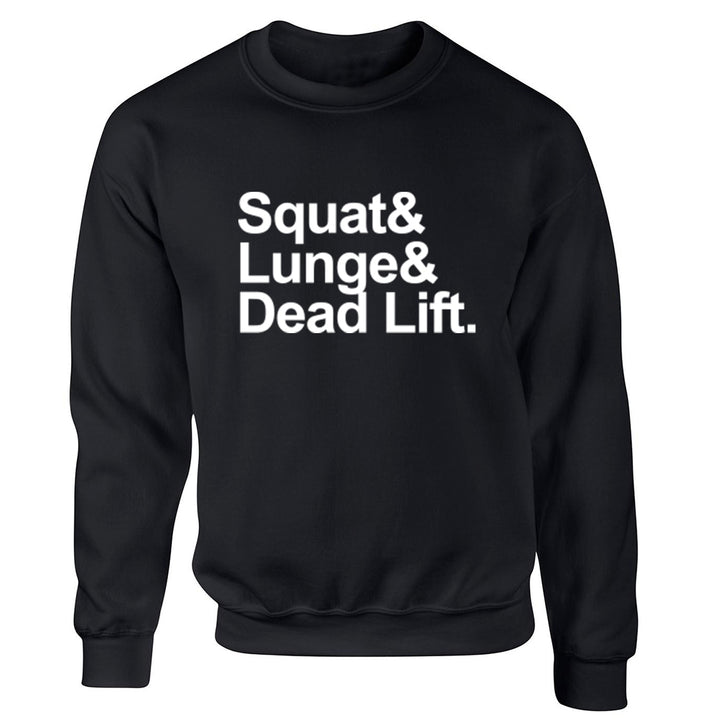Squat & Lunge & Dead Lift Unisex Jumper K1444 - Illustrated Identity Ltd.