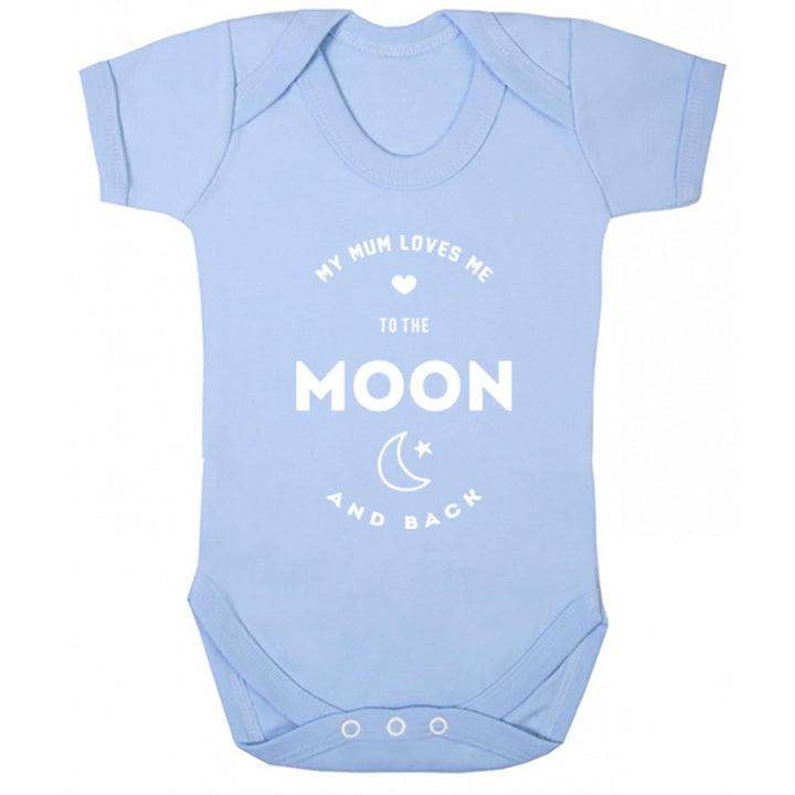 My Mum Loves Me To The Moon And Back Baby Vest K1539 - Illustrated Identity Ltd.
