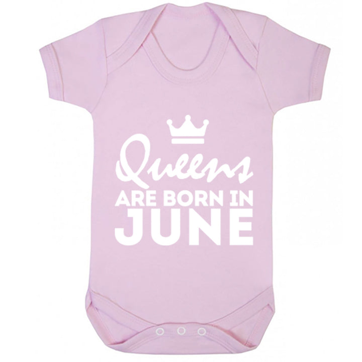 Queens Are Born In June Baby Vest K1677 - Illustrated Identity Ltd.