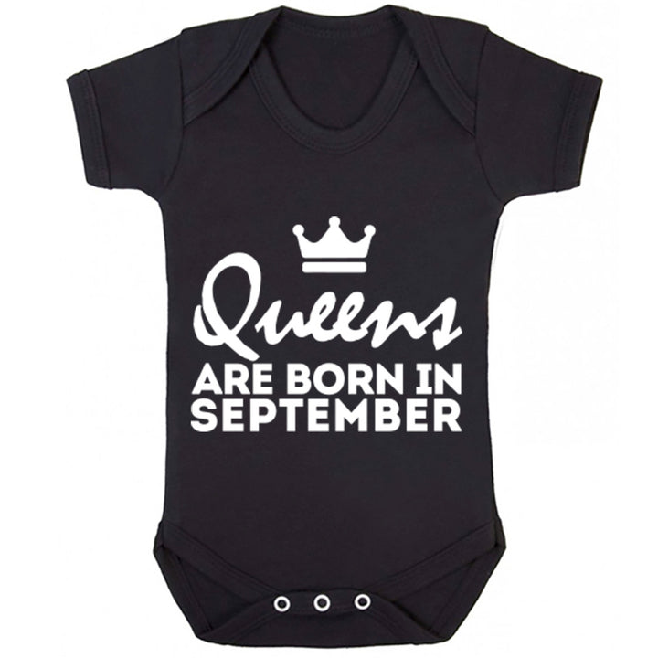 Queens Are Born In September Baby Vest K1680 - Illustrated Identity Ltd.