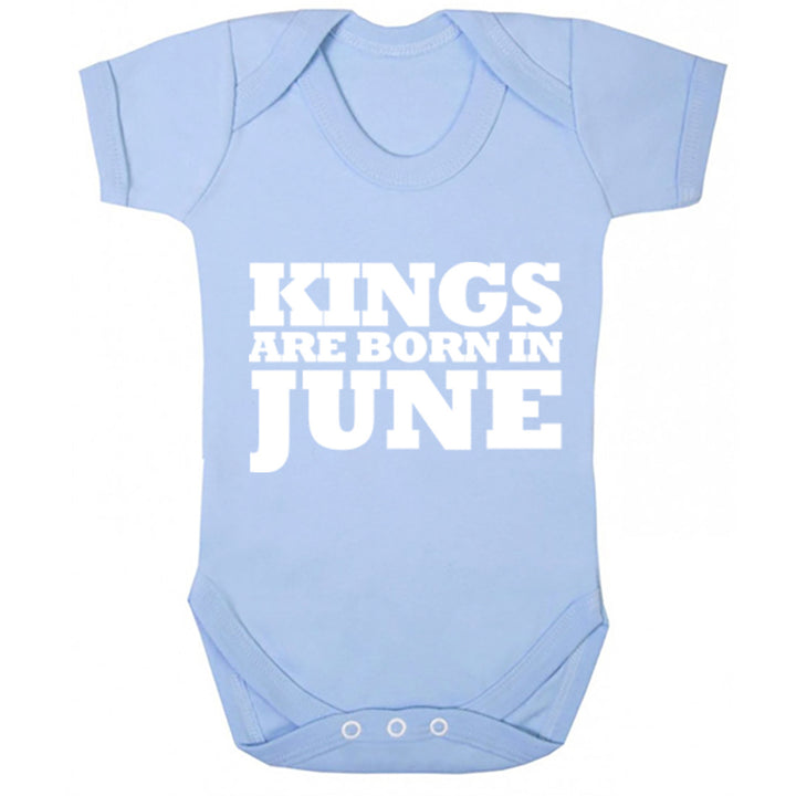 Kings Are Born In June Baby Vest K1689 - Illustrated Identity Ltd.