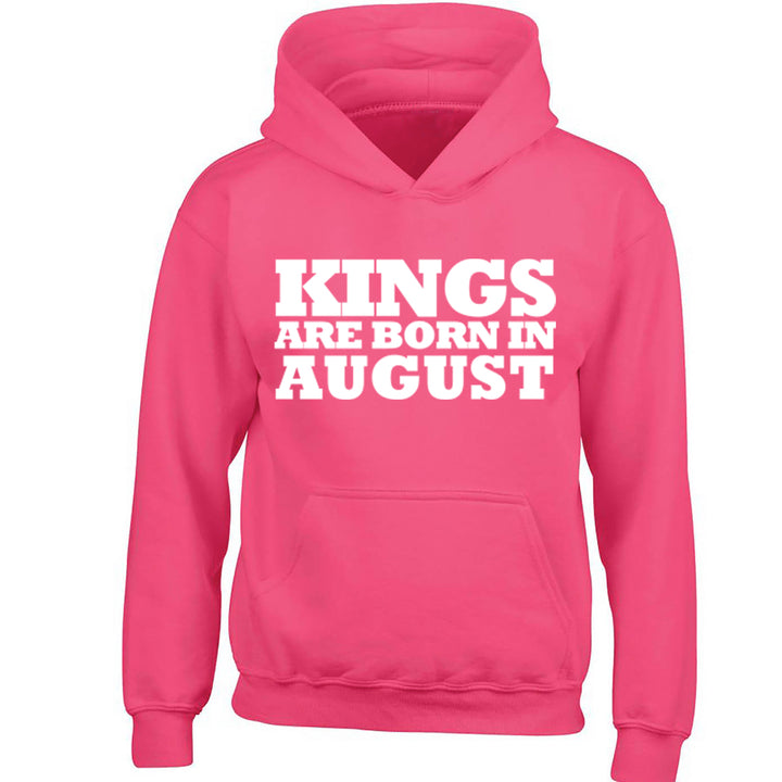 Kings Are Born In August Childrens Ages 3/4-12/14 Unisex Hoodie K1691 - Illustrated Identity Ltd.