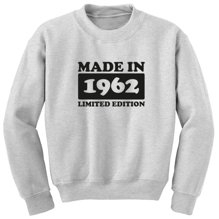 Made In 1962 Limited Edition Unisex Jumper K1919 - Illustrated Identity Ltd.