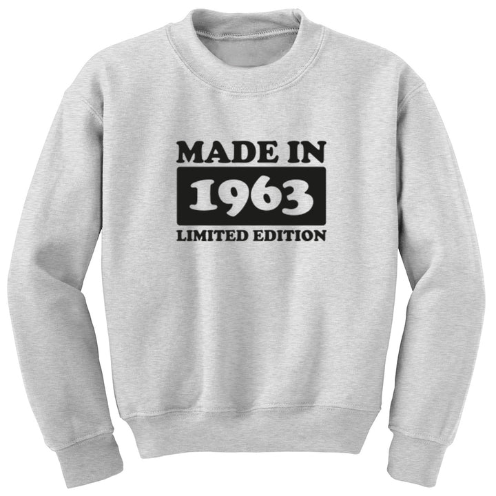 Made In 1963 Limited Edition Unisex Jumper K1920 - Illustrated Identity Ltd.