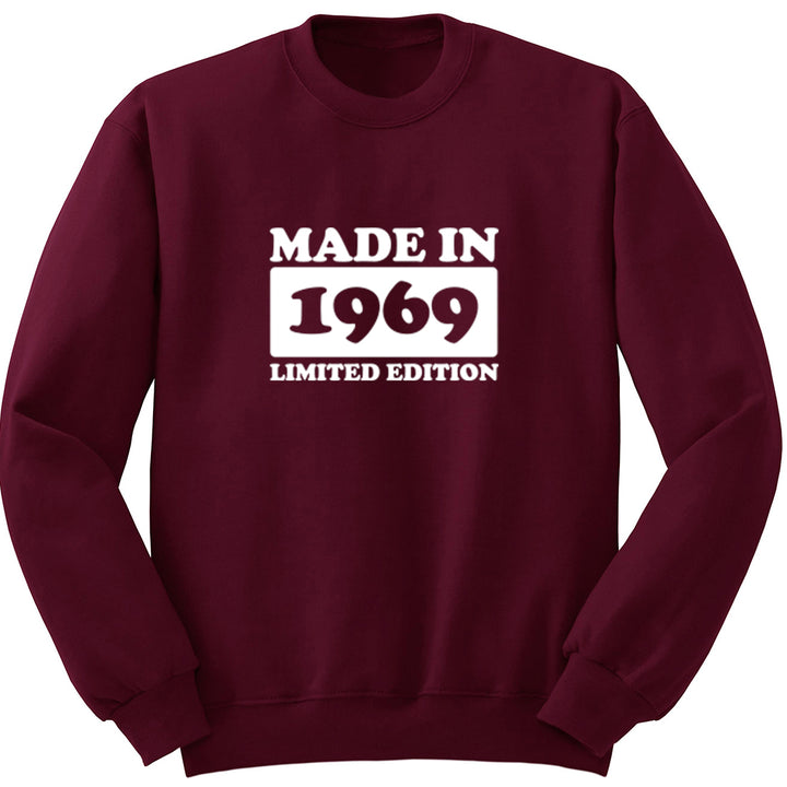 Made In 1969 Limited Edition Unisex Jumper K1926 - Illustrated Identity Ltd.