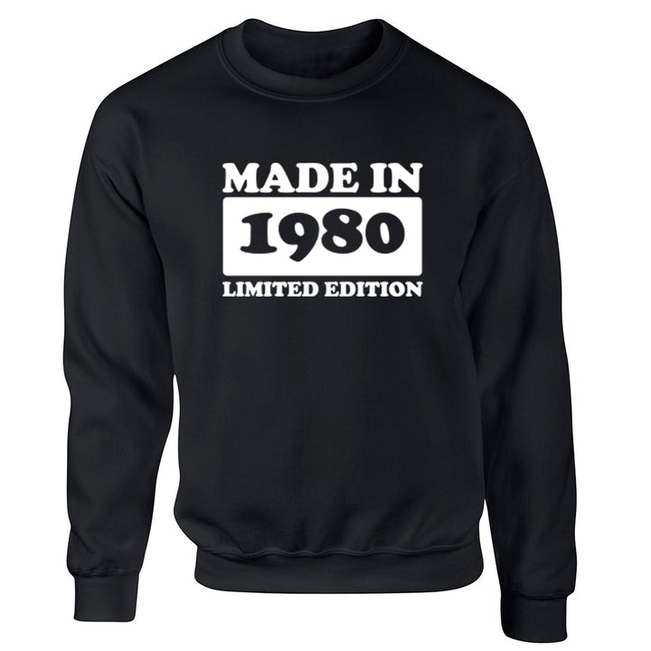 Made In 1980 Limited Edition Unisex Jumper K1937 - Illustrated Identity Ltd.