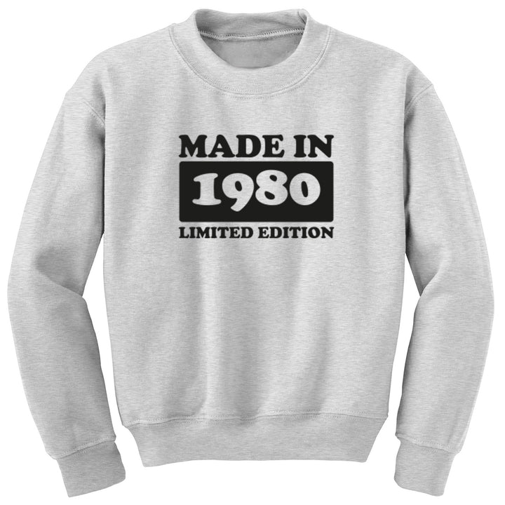 Made In 1980 Limited Edition Unisex Jumper K1937 - Illustrated Identity Ltd.