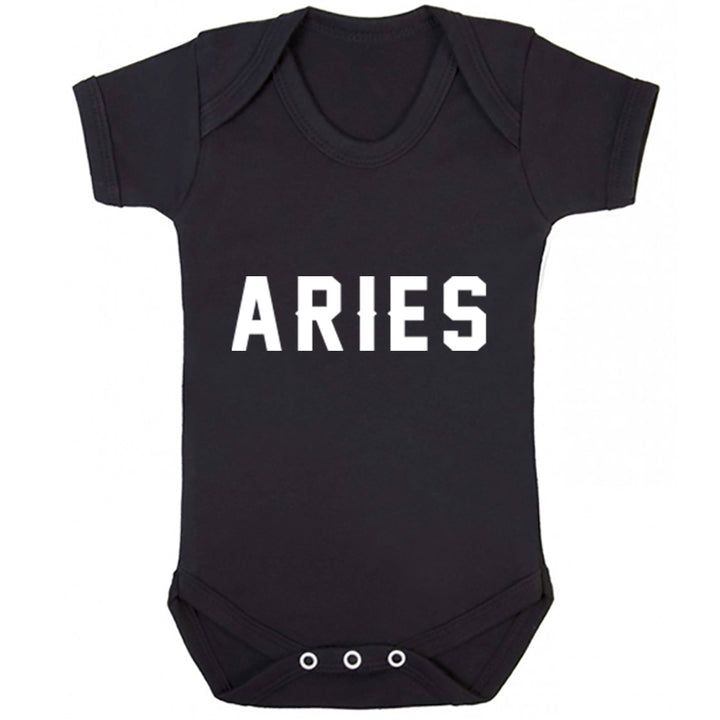 Aries Type Zodiac Sign Baby Vest K2111 - Illustrated Identity Ltd.