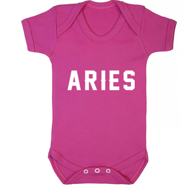 Aries Type Zodiac Sign Baby Vest K2111 - Illustrated Identity Ltd.