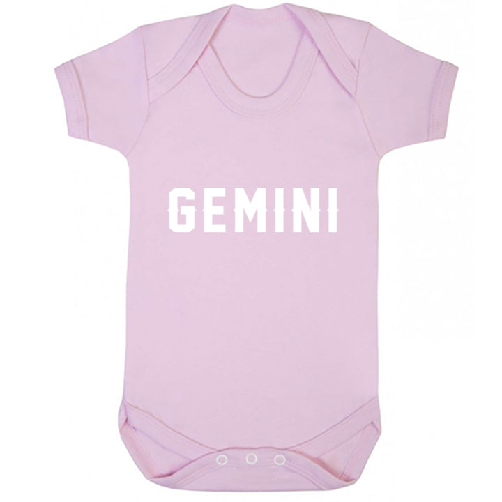 Gemini Type Zodiac Sign Baby Vest K2113 - Illustrated Identity Ltd.