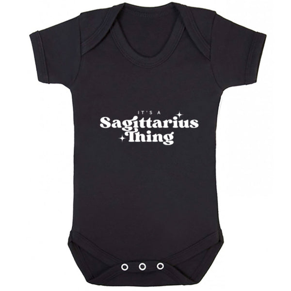 It's A Sagittarius Thing Printed Baby Vest K2817