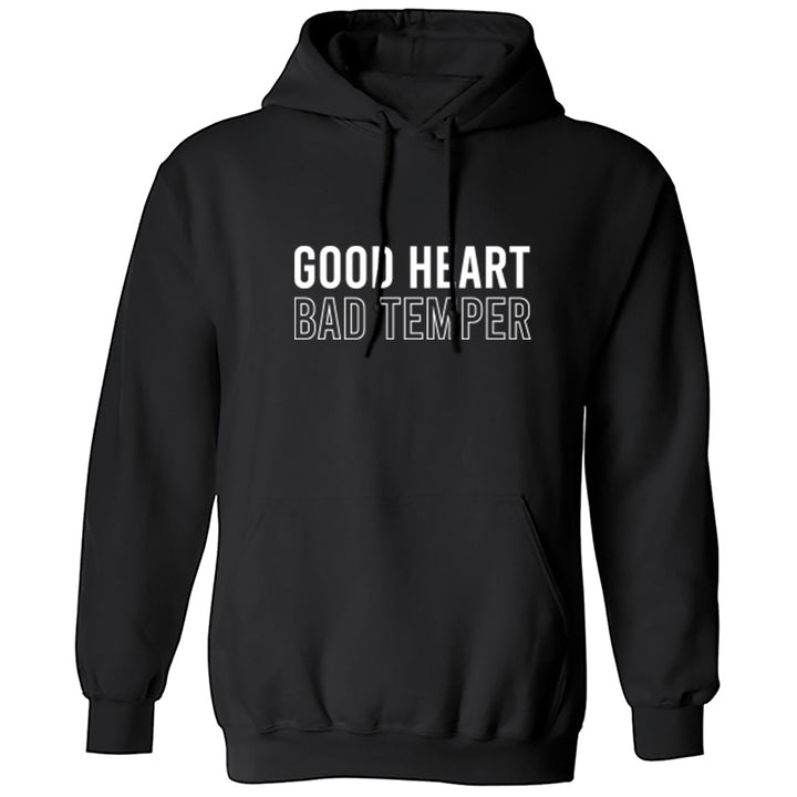 Good Heart, Bad Temper Unisex Hoodie S0925 - Illustrated Identity Ltd.