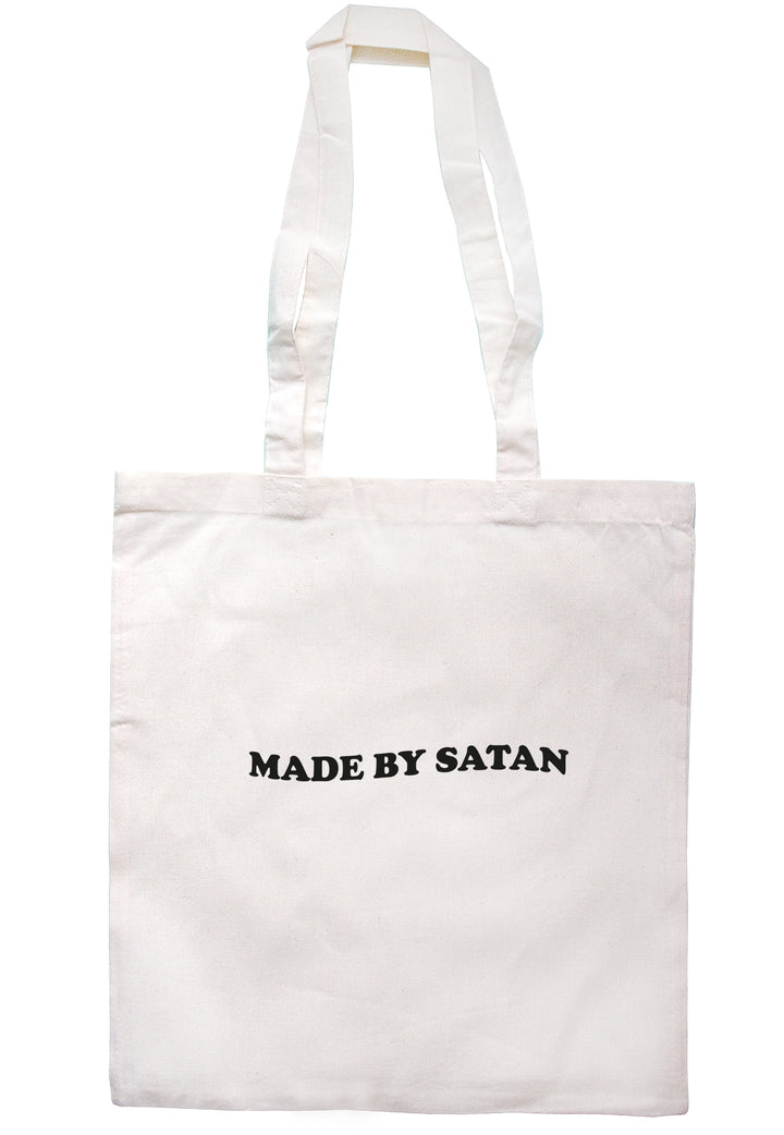 Made By Satan Tote Bag S0980 - Illustrated Identity Ltd.