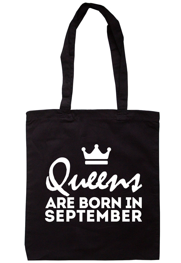 Queens Are Born In September Tote Bag TB1489 - Illustrated Identity Ltd.