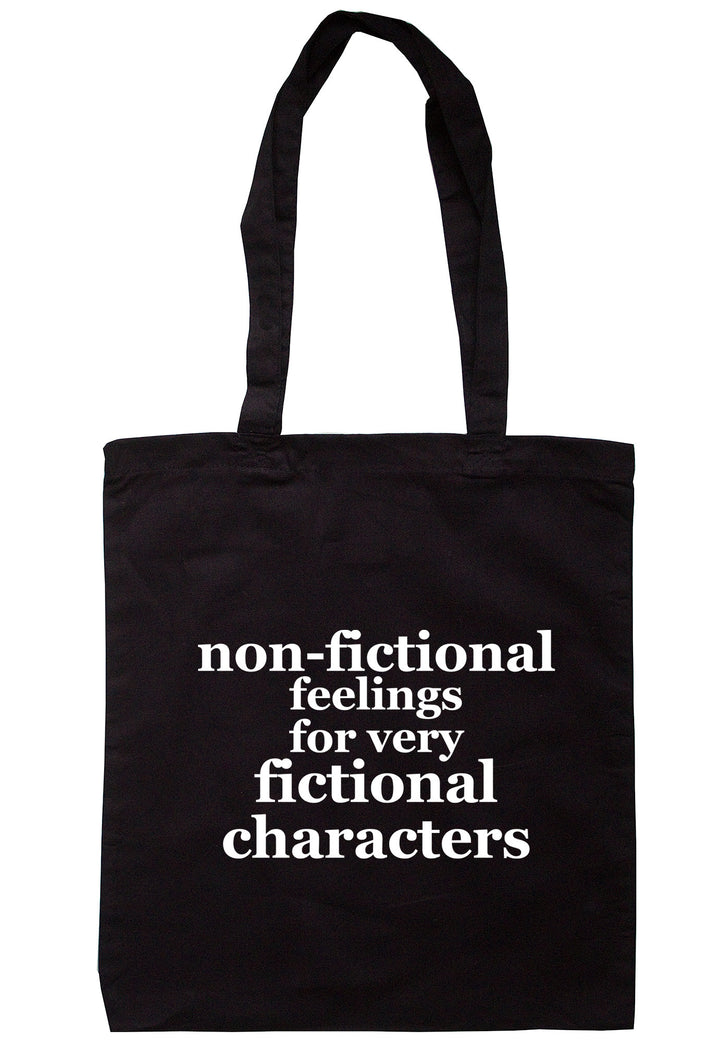 Non-Fictional Feelings For Very Fictional Characters Tote Bag TB0493 - Illustrated Identity Ltd.