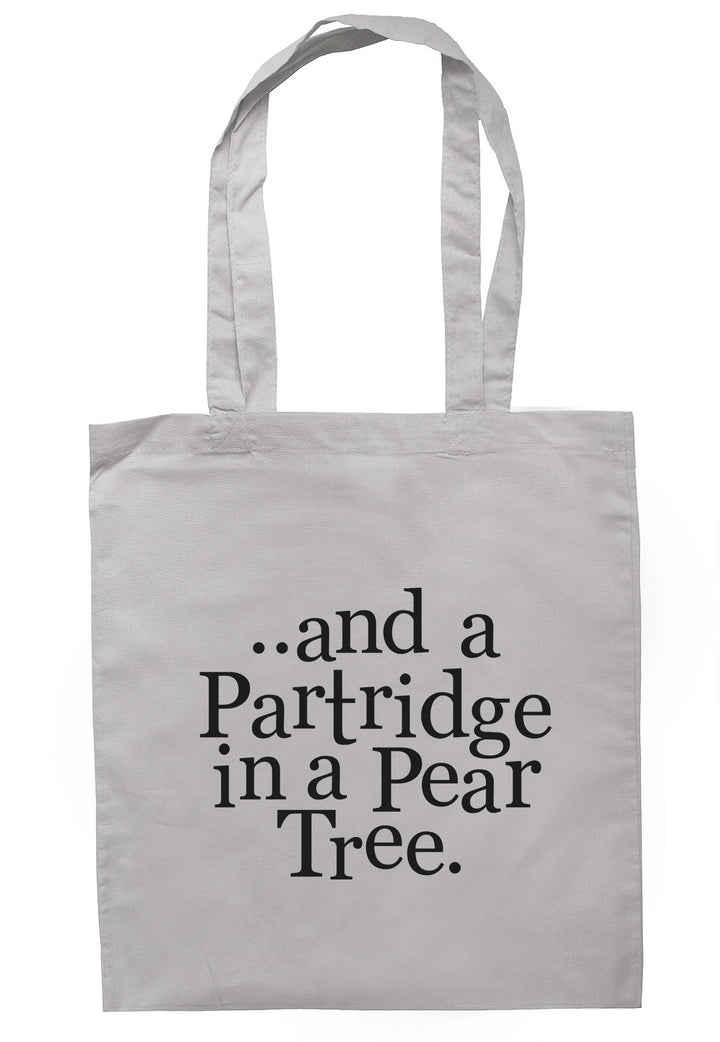 And A Patridge In A Pear Tree Tote Bag TB113 - Illustrated Identity Ltd.