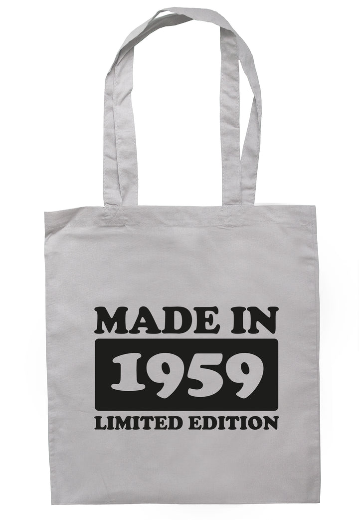 Made In 1959 Limited Edition Tote Bag TB1722 - Illustrated Identity Ltd.