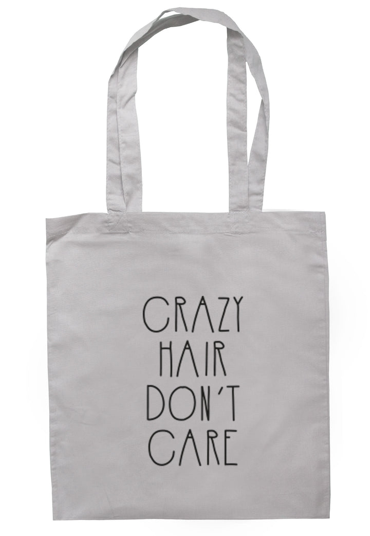 Crazy Hair Don't Care Tote Bag TB0257 - Illustrated Identity Ltd.
