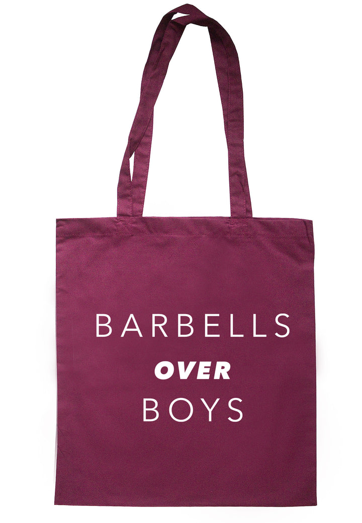 Barbells Over Boys Tote Bag TB1232 - Illustrated Identity Ltd.