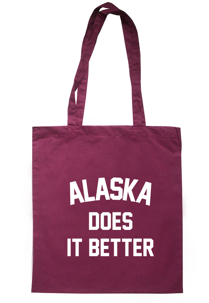 Alaska Does It Better Tote Bag TB0938 - Illustrated Identity Ltd.