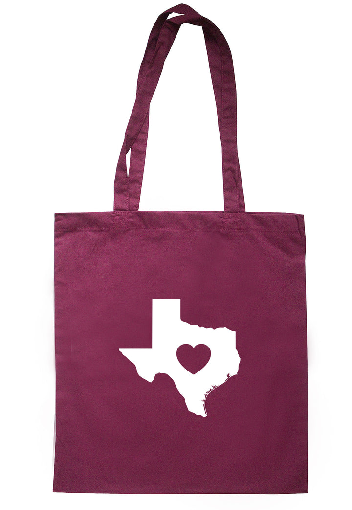 Love Texas Tote Bag TB0935 - Illustrated Identity Ltd.