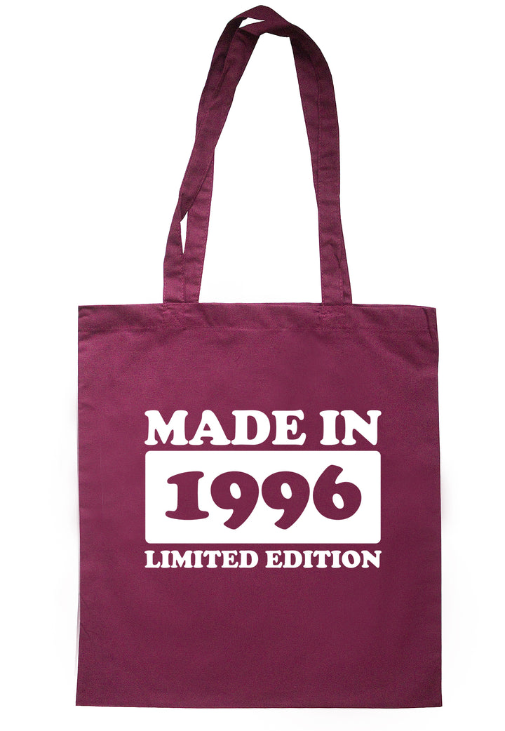 Made In 1996 Limited Edition Tote Bag TB1759 - Illustrated Identity Ltd.
