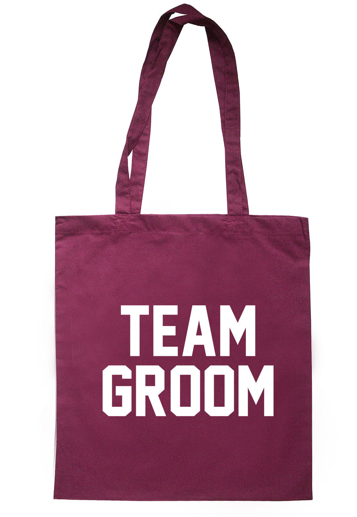 Team Groom Tote Bag TB1314 - Illustrated Identity Ltd.