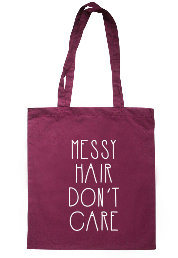 Messy Hair Don't Care Tote Bag TB0251 - Illustrated Identity Ltd.