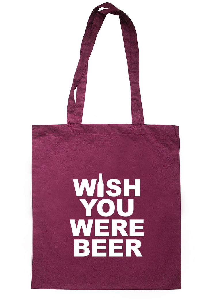Wish You Were Beer Tote Bag TB0832 - Illustrated Identity Ltd.