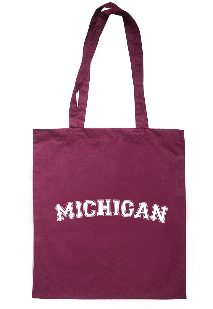 Michigan Tote Bag TB0886 - Illustrated Identity Ltd.