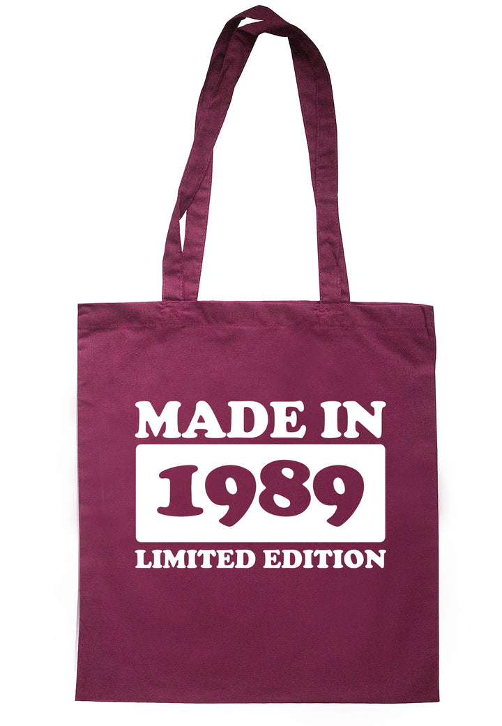 Made In 1989 Limited Edition Tote Bag TB1752 - Illustrated Identity Ltd.