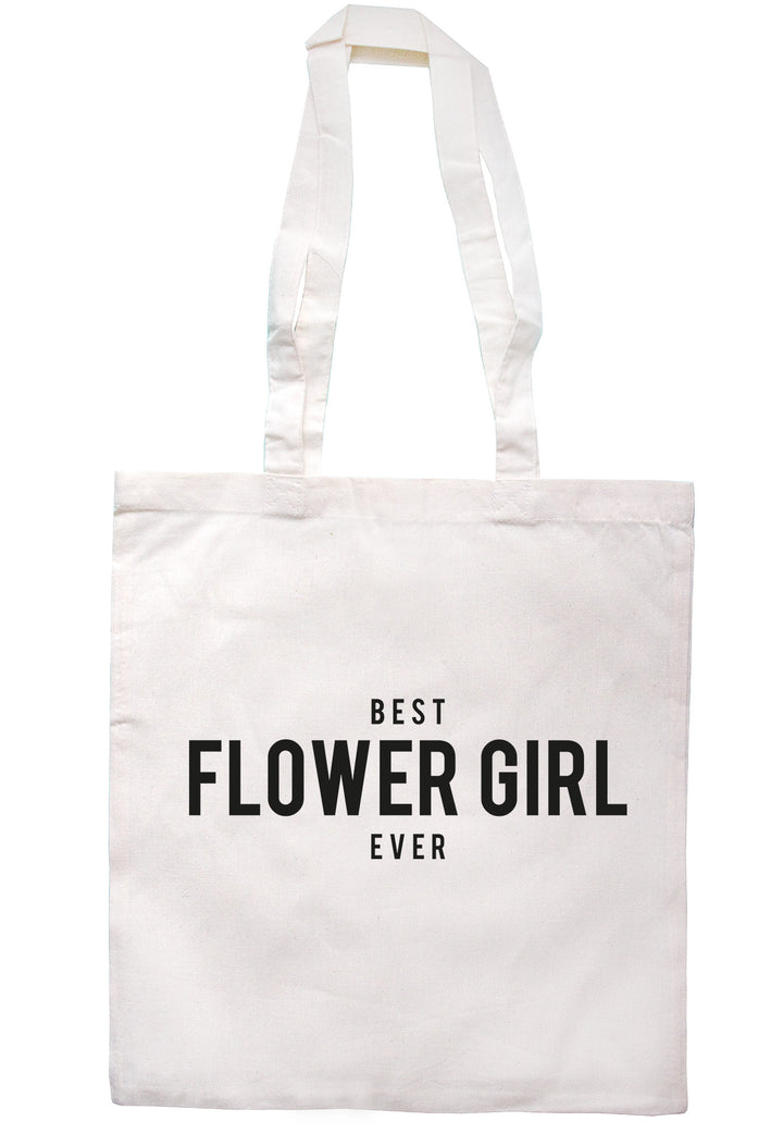 Best Flower Girl Ever Tote Bag TB1274 - Illustrated Identity Ltd.