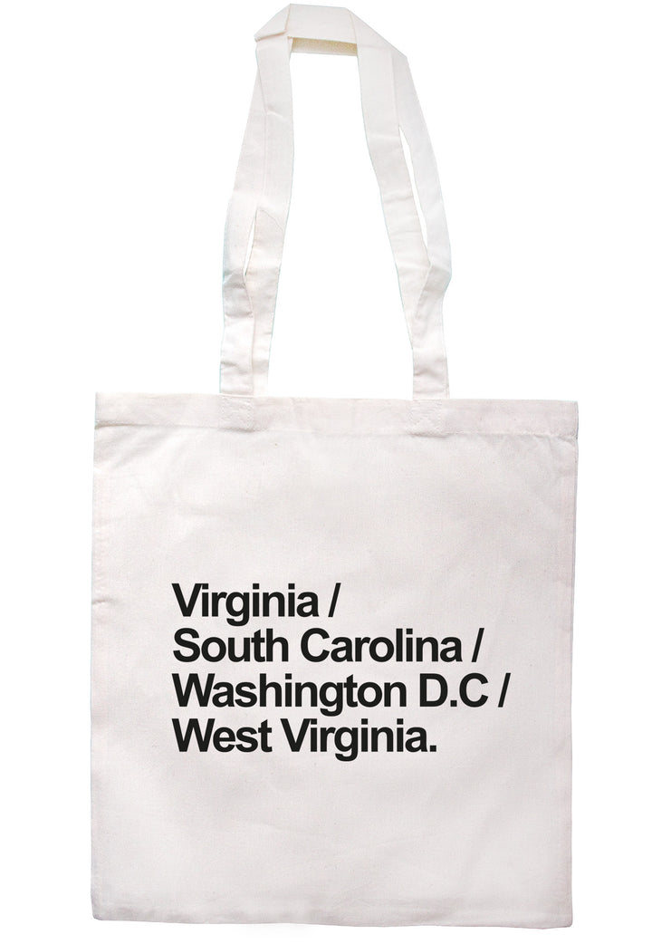 South American States Division 5 Tote Bag TB0930 - Illustrated Identity Ltd.