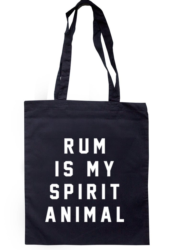 Rum Is My Spirit Animal Tote Bag TB0056 - Illustrated Identity Ltd.