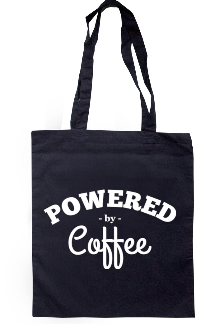 Powered By Coffee Tote Bag TB0092 - Illustrated Identity Ltd.